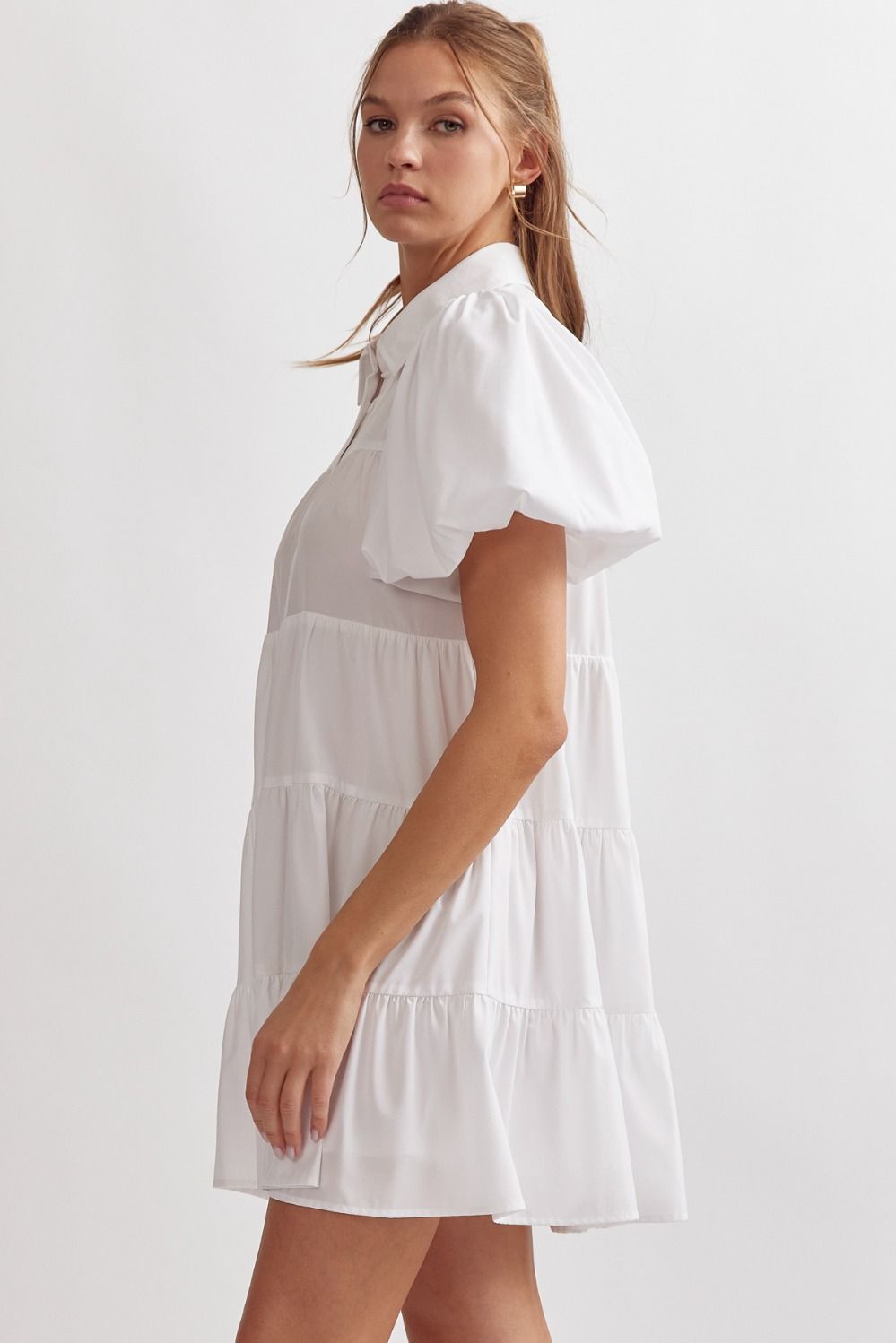 mini puff sleeve dress