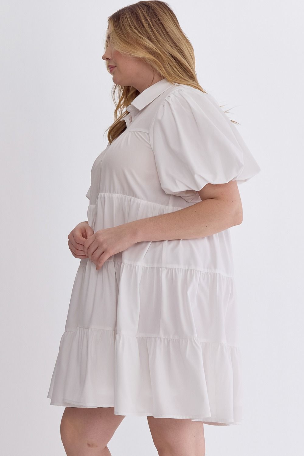 mini puff sleeve dress