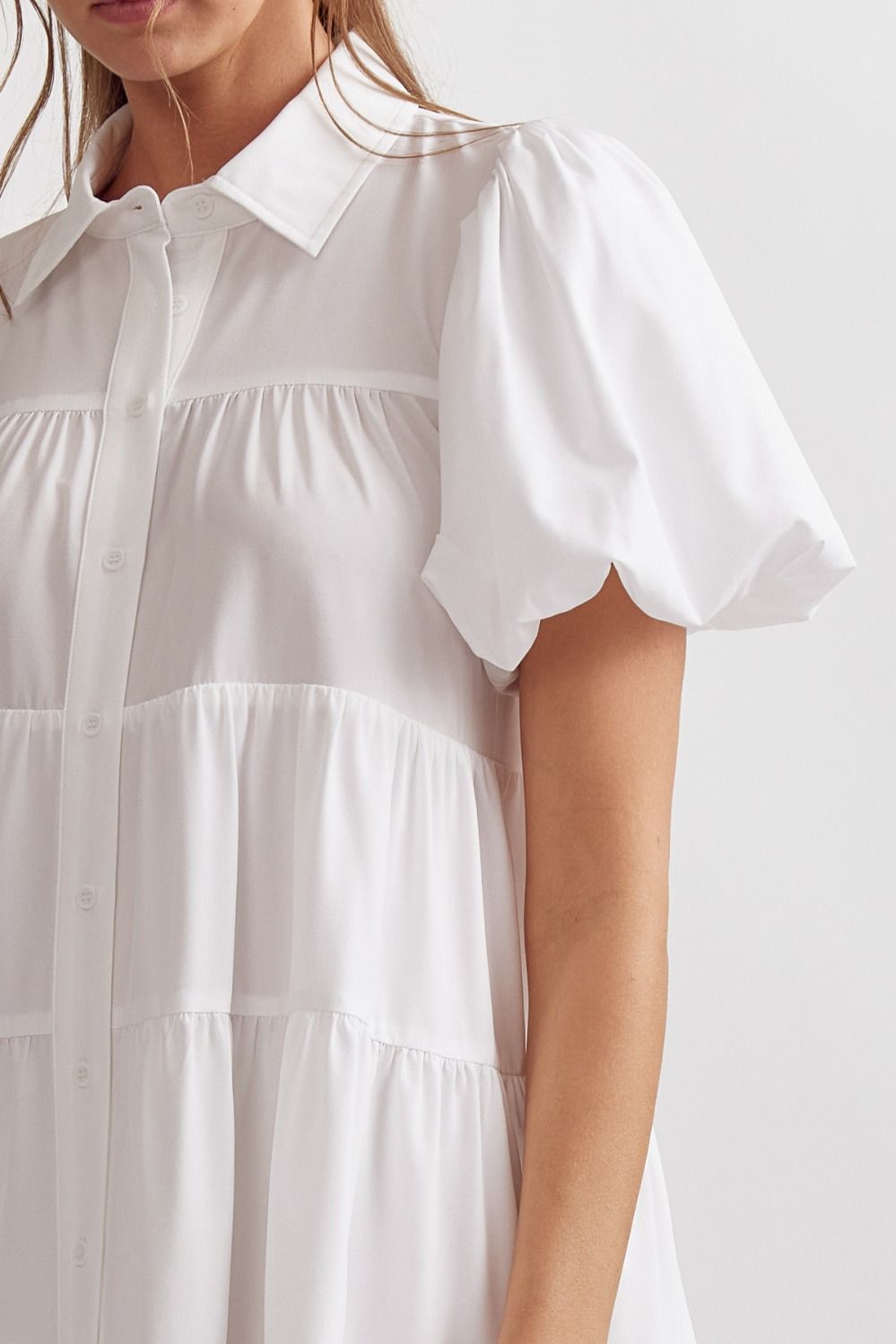 mini puff sleeve dress