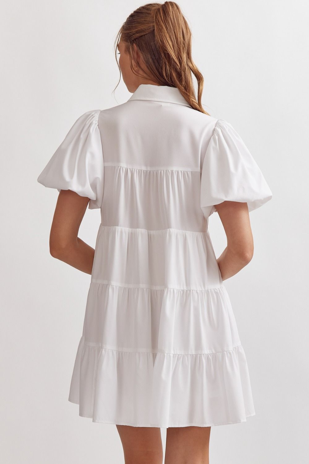 mini puff sleeve dress