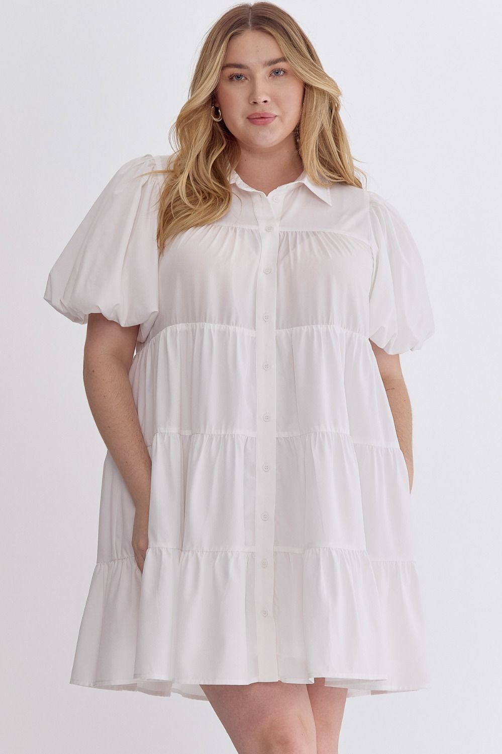 mini puff sleeve dress