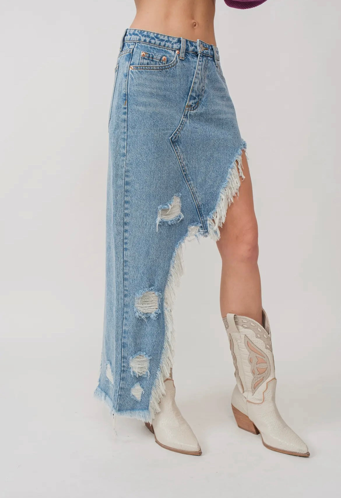 Denim maxi