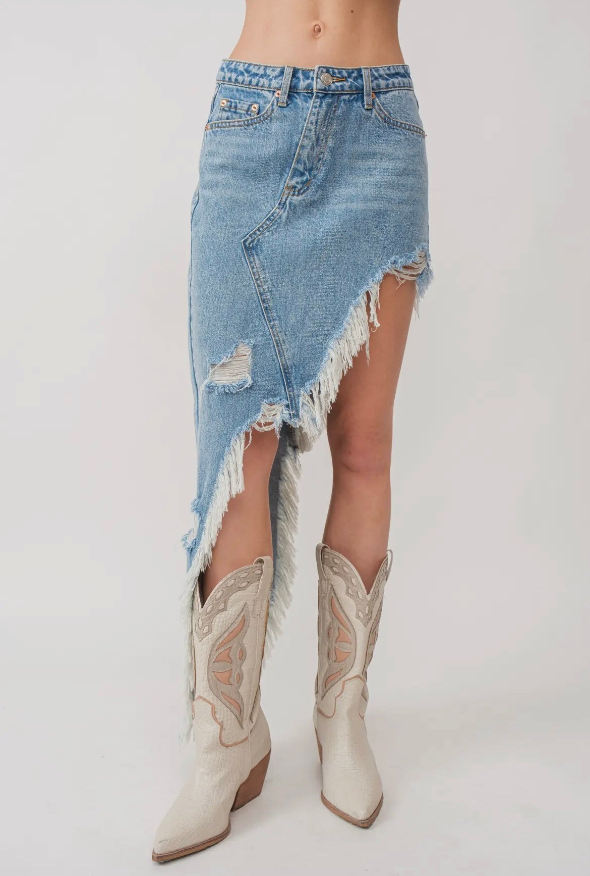 Denim maxi