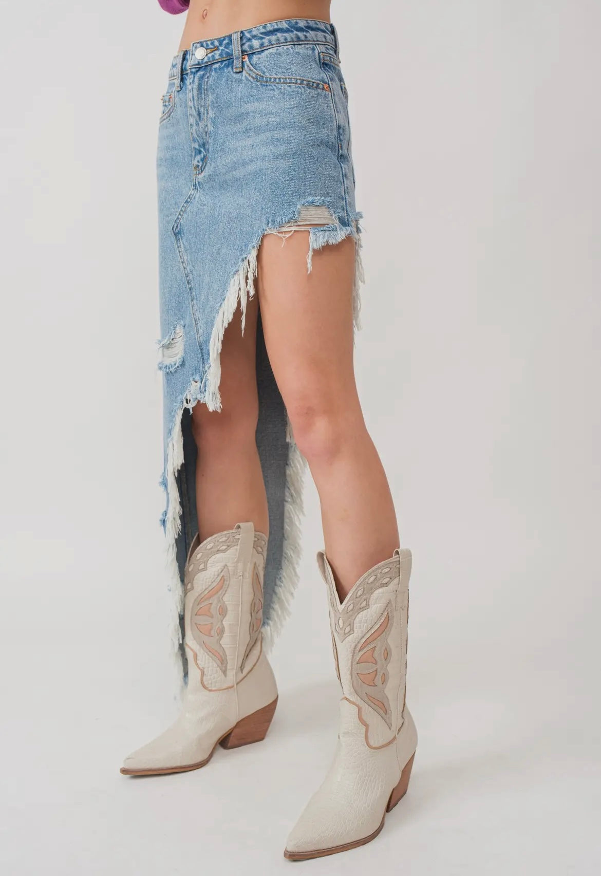 Denim maxi