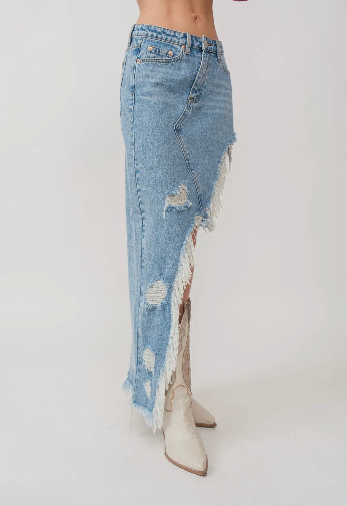 Denim maxi