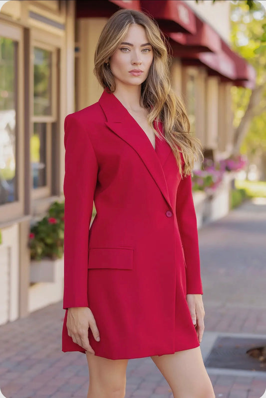 Tailored Blazer Romper