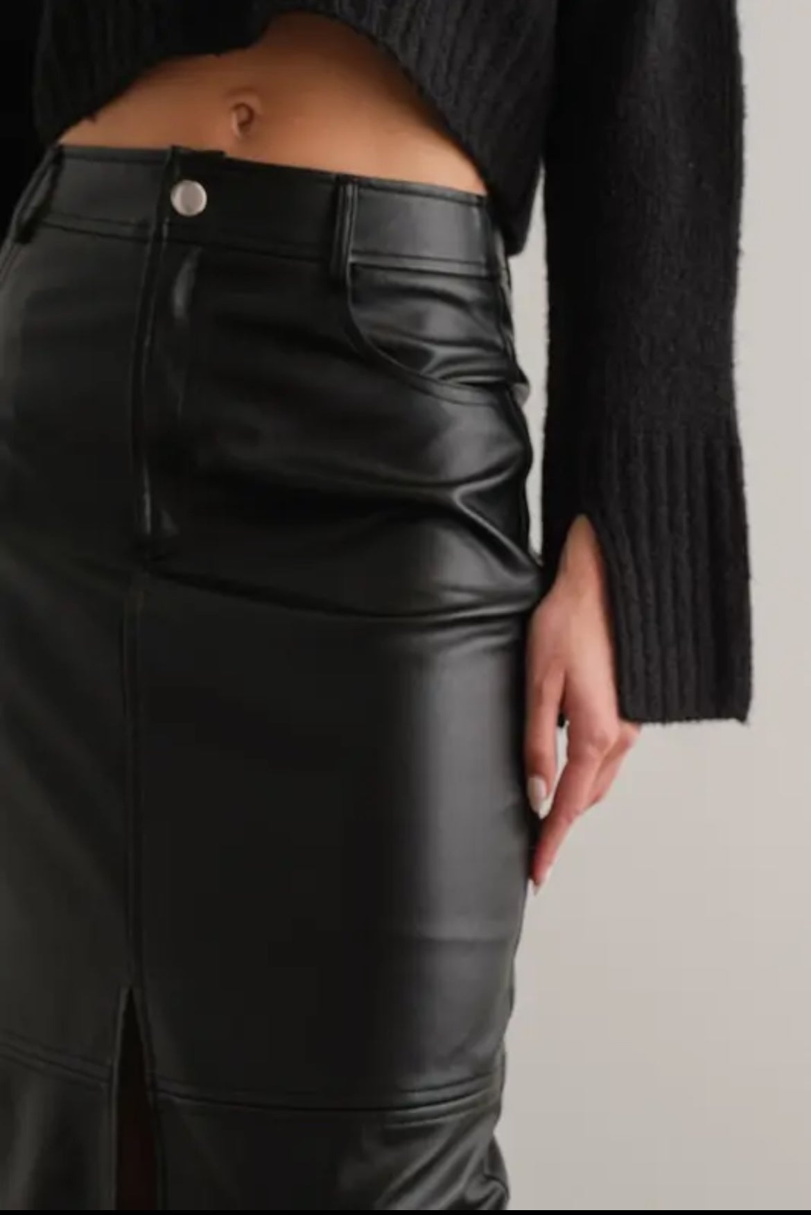 Lilliana Faux Leather
Maxi Skirt