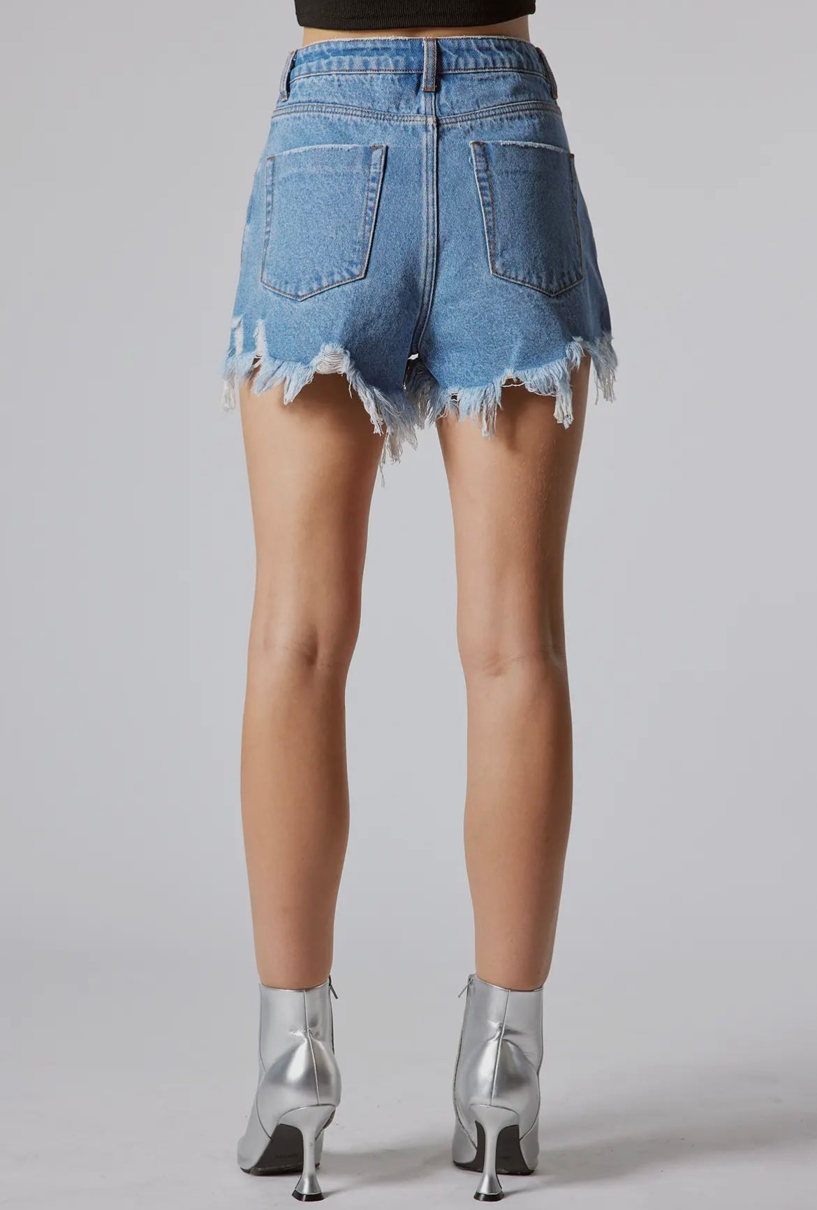 Denim shorts