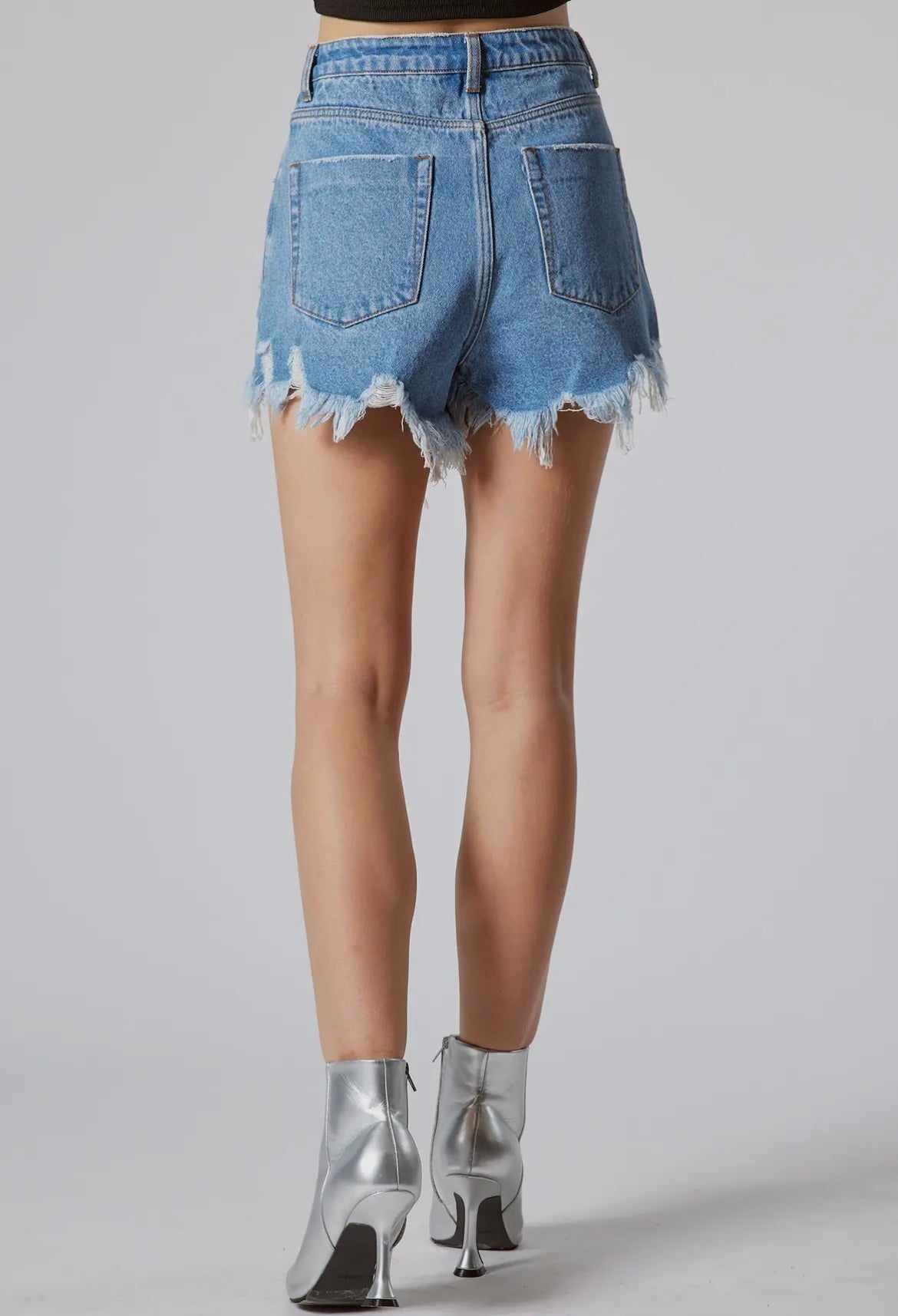 Denim shorts