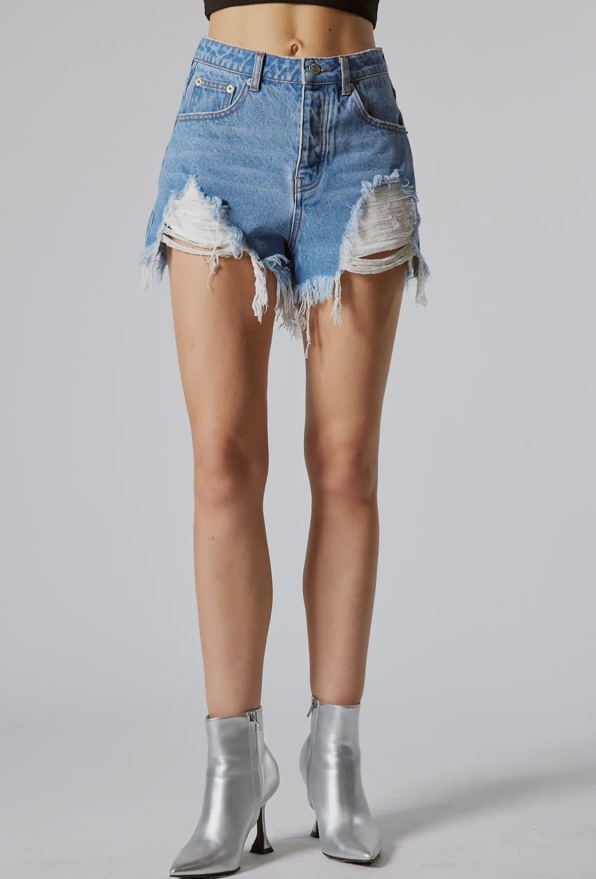 Denim shorts